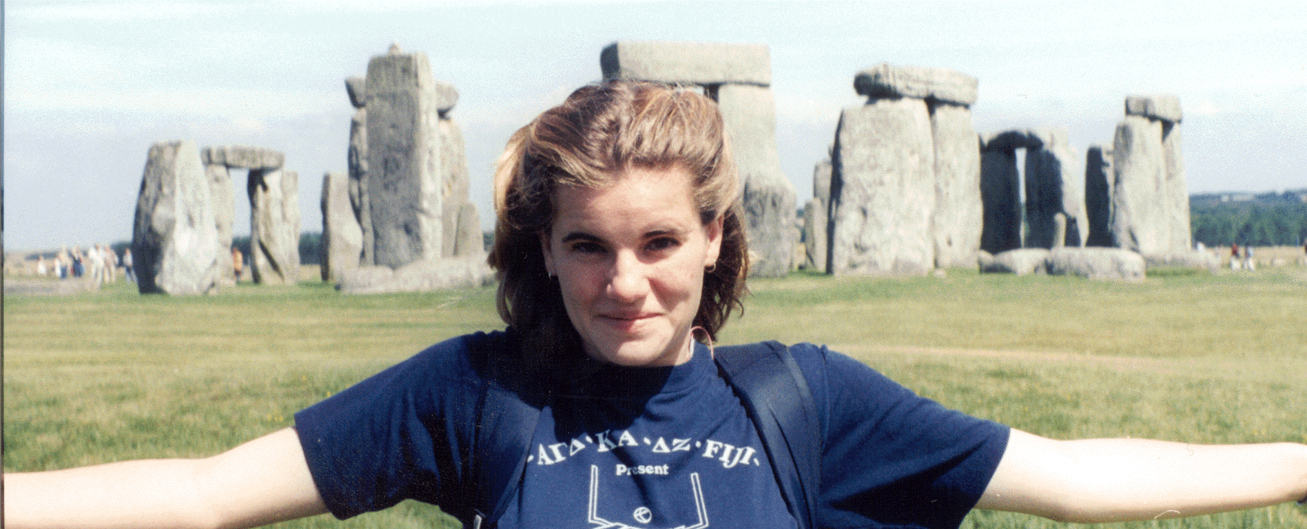 Picture of me, Elizabeth Duke, at Stonehenge
