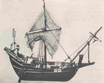 Model of Roman ship